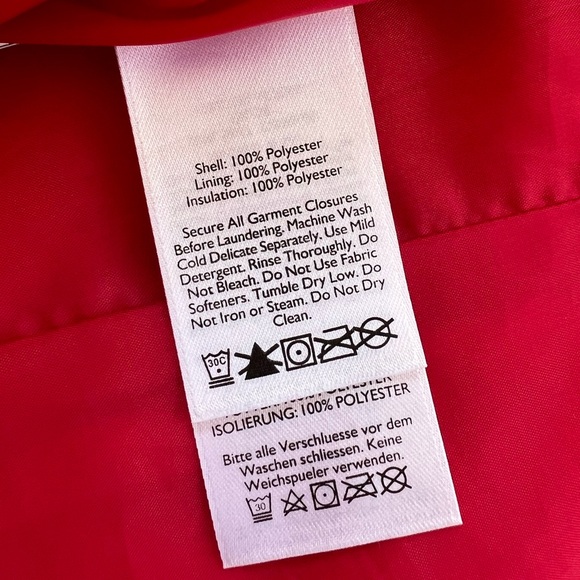 Eddie Bauer Women's Quilted Red Vest Size Small - Picture 8 of 10